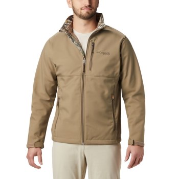 Columbia Jas Heren, PHG Ascender Softshell Bruin, 19FLHYOSR